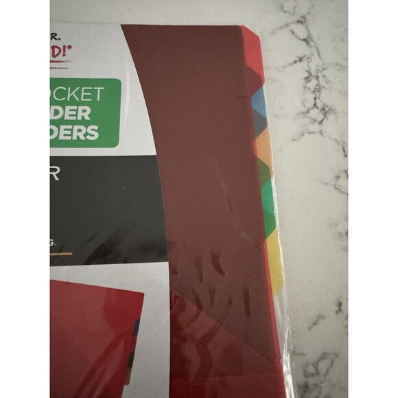 Five Star Flex Divider Note Protector 5 Tabs, Subject Dividers Office School x 2 - Picture 3 of 6